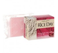 Мыло туалетное Rice Day Гранат и пион, 100гр,  арт.049