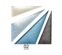 Тени для век 4 цветные №2 серо-голубые оттенки,  арт.1010 А