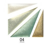 Тени для век 4 цветные №4 зеленые оттенки,  арт.1010 А