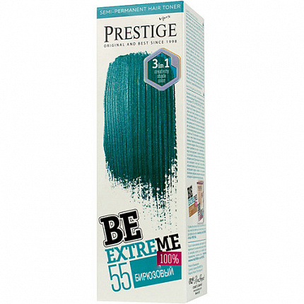 Бальзам оттеночный для волос Prestige №55 Бирюзовый, 100мл