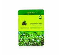 Маска тканевая FarmStay для лица с экстрактом зеленого чая, 23мл,  арт.188