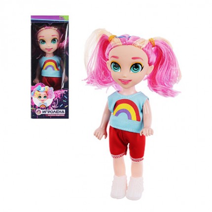 Кукла с цветными волосами, 15 см, арт. 267-819