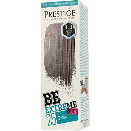 Бальзам оттеночный для волос Prestige №25 Графит, 100мл